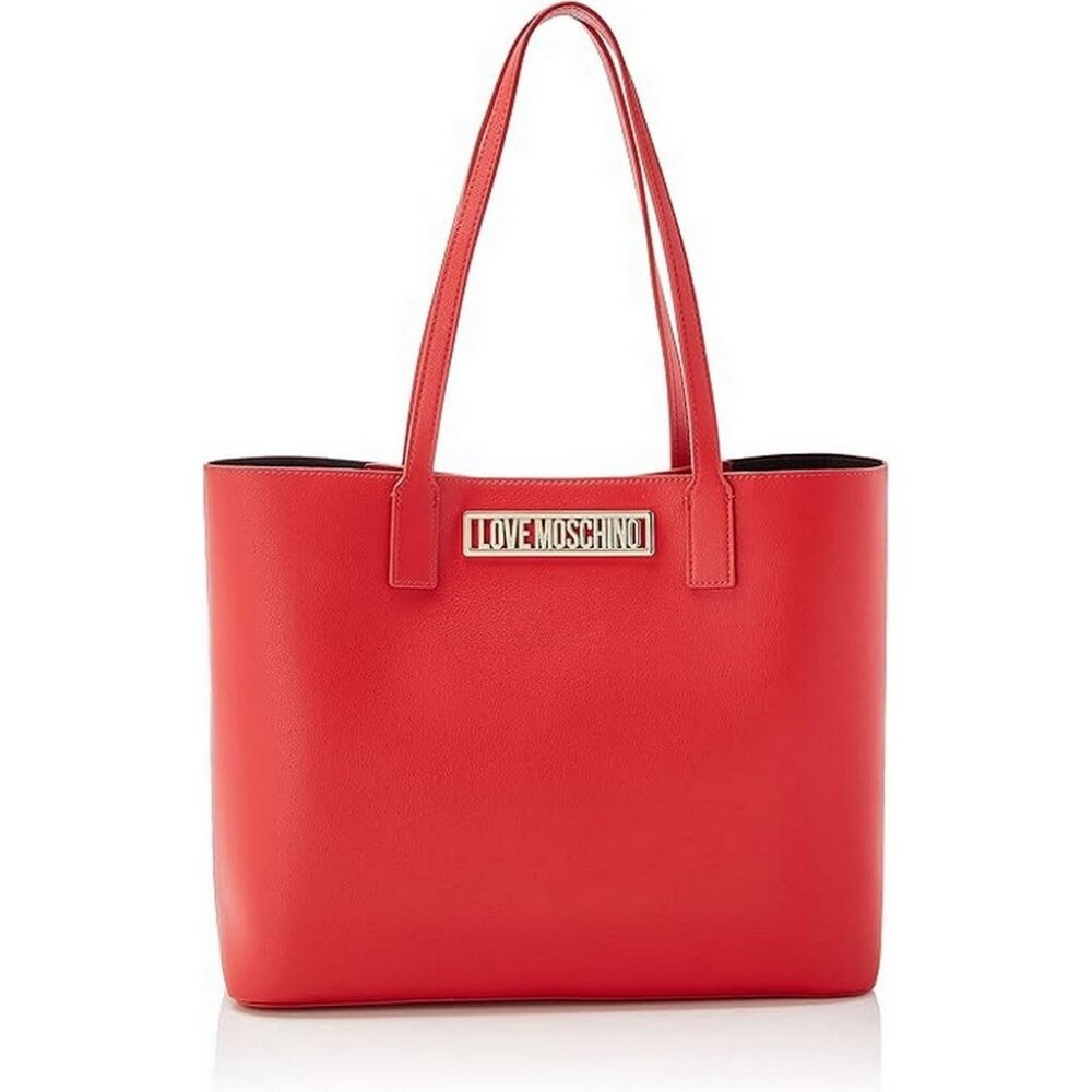 LOVE MOSCHINO WOMEN'S HANDBAG BAG BORSA PU ROSSO JC4147PP1FLS050A